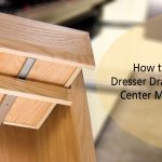 how to remove dresser drawer with center metal slide