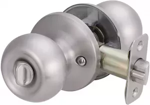 Amazon Basics Exterior Door Knob With Lock