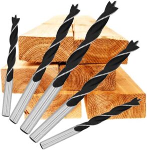 Max-Craft Brad Point Wood Drill Bit Brad and Spur Point Wood Drills