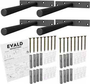 EVALD The Heavy Duty Floating Shelf Hardware