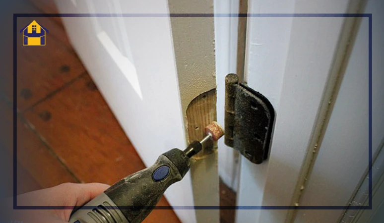 How to Cut Door Hinges with a Dremel