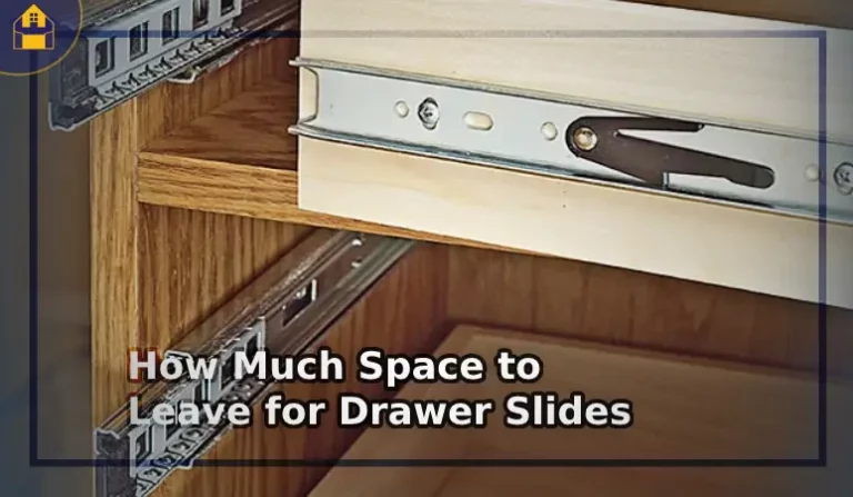 How Much Space to Leave for Drawer Slides:  Beginner’s Guideline