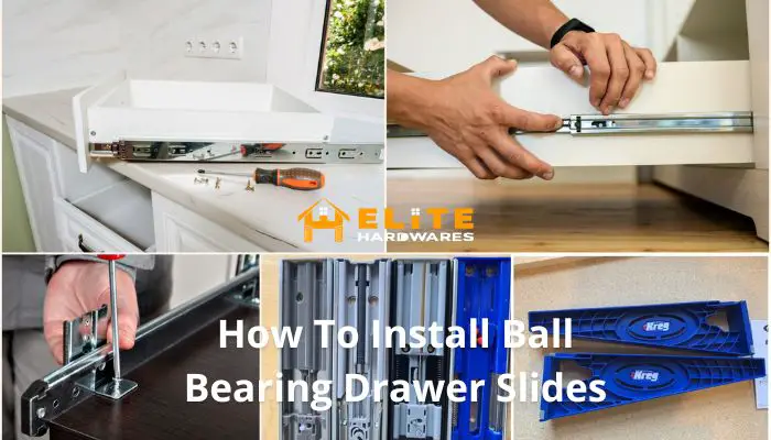 How To Install Ball Bearing Drawer Slides 