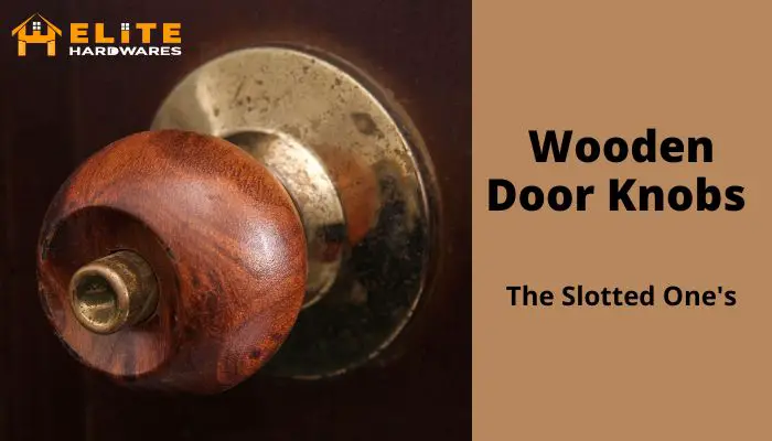 How to remove door stuck knobs the slotted ones