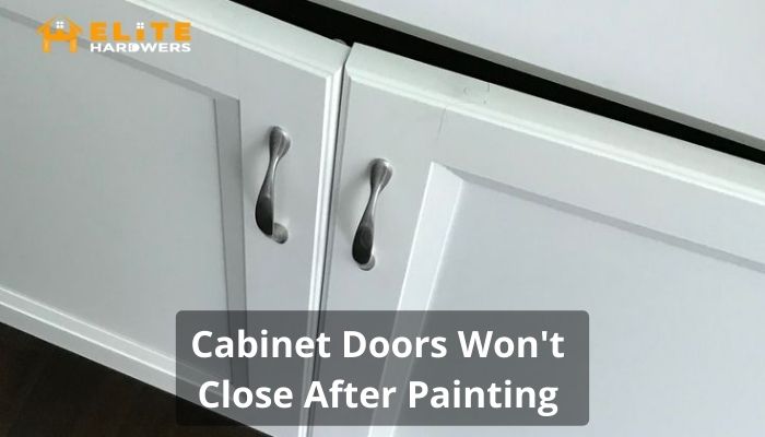 Figure 1 Cabinet Doors Wont Close After Painting 