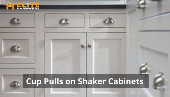 Cup Pulls on Shaker Cabinets