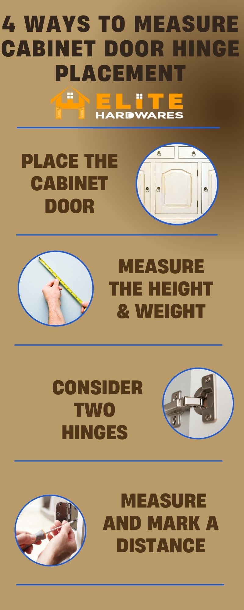 How to Measure Door Hinge Placement? 4 Easy Steps to Follow
