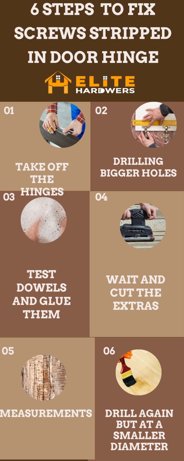 (Fixed) Screws Stripped In Door Hinge