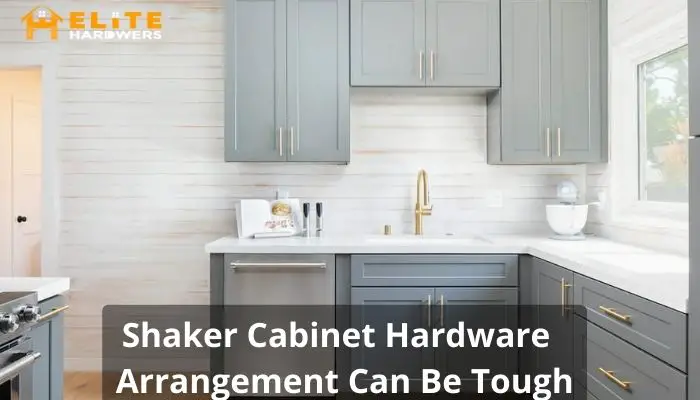 Shaker Cabinet Hardware Arrangement Can Be Tough.