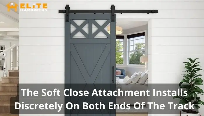 The Soft Close Attachment Installs Discretely On Both Ends Of The Track