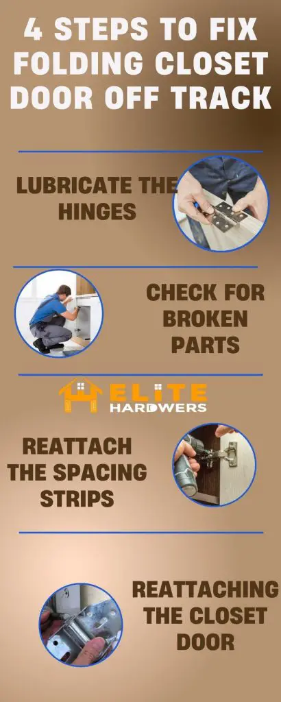 4 Steps To Fix Folding Closet Door Off Track