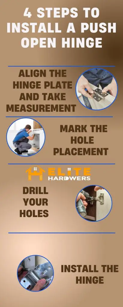 4 Steps To Install A Push Open Hinge