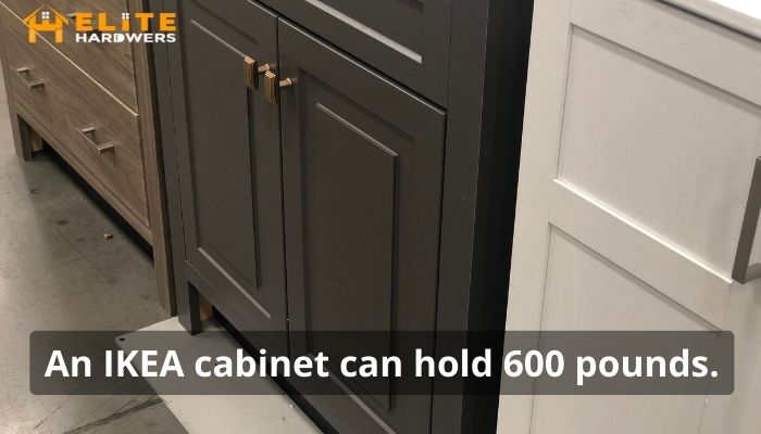 AnяIKEA cabinet can hold 600 pounds