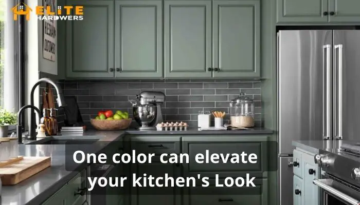 One color can elevate your kitchen's Look