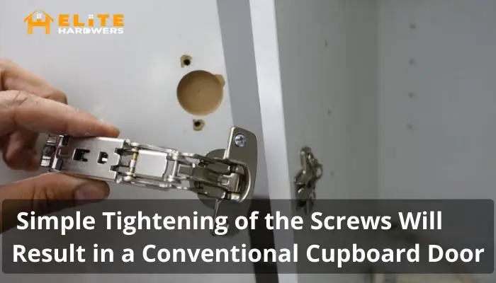 Simple Tightening of the Screws Will Result in a Conventional Cupboard Door