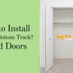 How to install bifold doors without bottom track