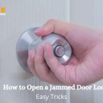 how to open a jammed door lock