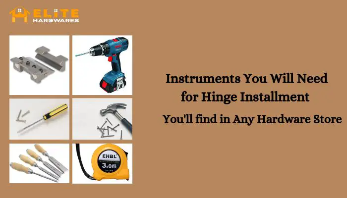 Different types of hinges you can use
