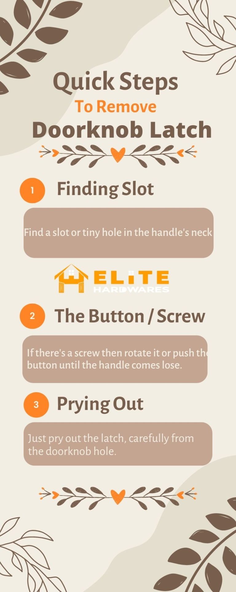 How To Remove Door Latch Without Screws? Easy and Efficient Hacks