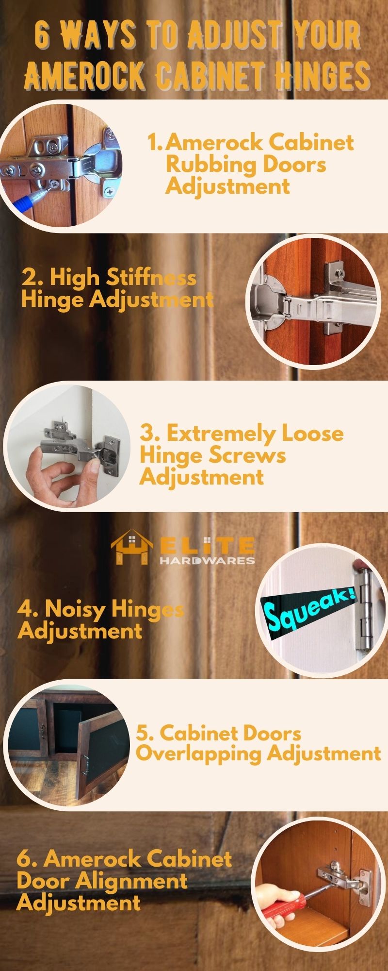 How to Adjust Amerock Hinges in 6 Simple Ways