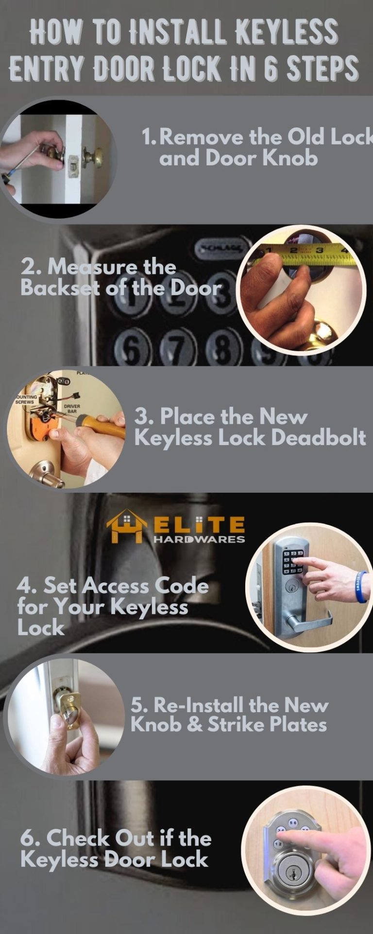 How to Install Keyless Entry Door Lock? 6 Easy Steps to Follow