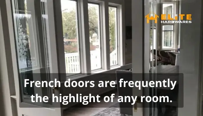 French doors are frequently the highlight of any room.