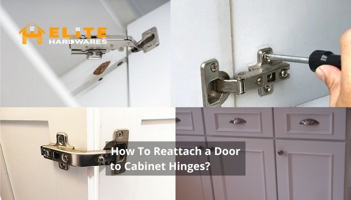 How To Reattach a Door to Cabinet Hinges