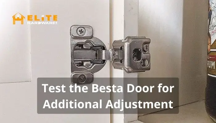 Test the Besta Door for Additional Adjustment