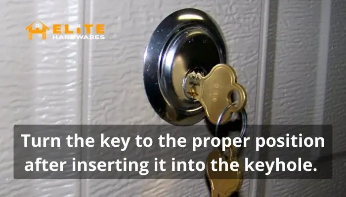 Deadbolts are a standard security feature on doors.