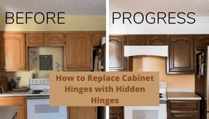 How to Replace Cabinet Hinges with Hidden Hinges