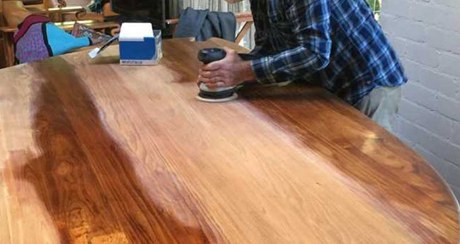 How to Smooth Wood After Staining