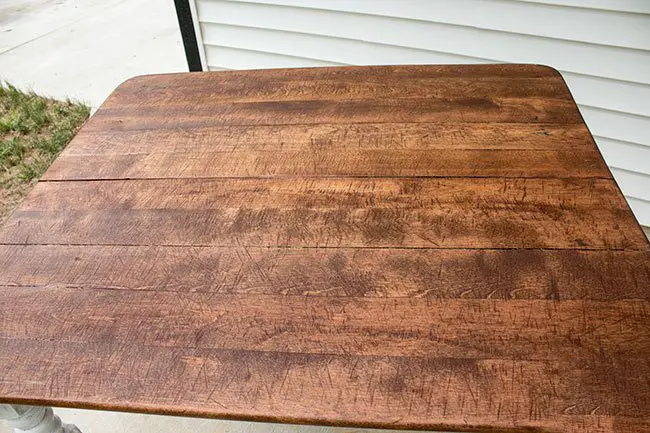 Sanding Stained Wood