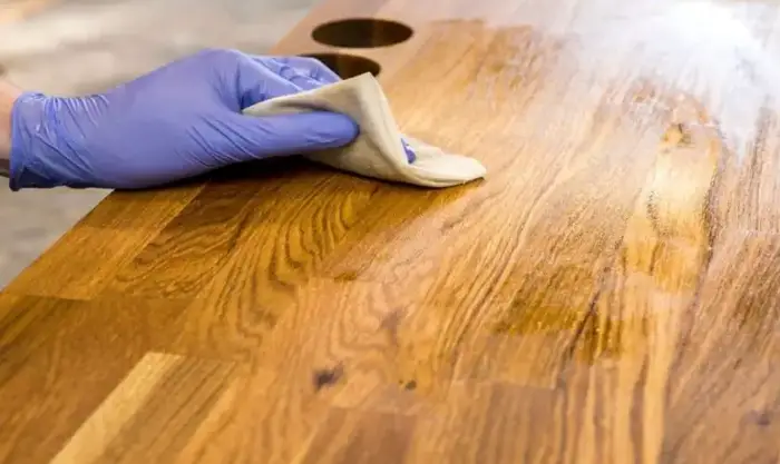 Drying and Remove Excess Polyurethane