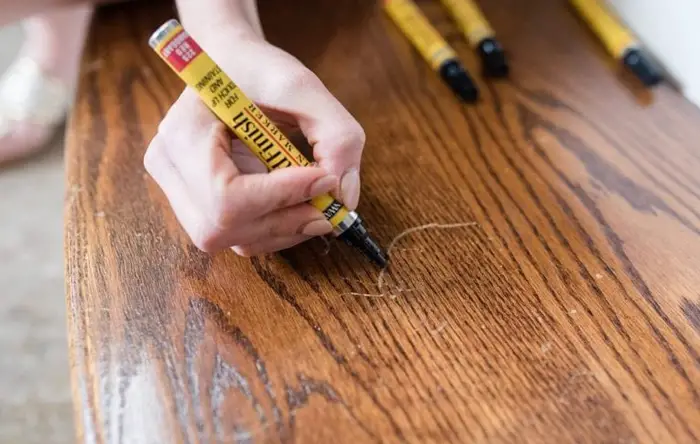 Use a Wood Stain Marker
