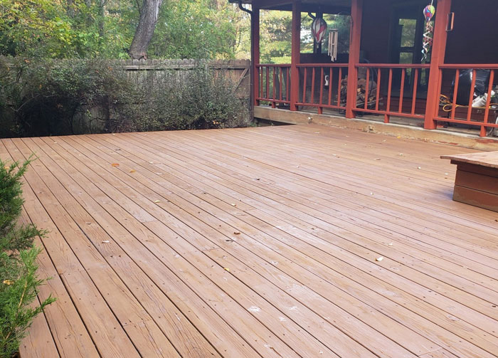 Stain Wet Wood Increased Drying Time