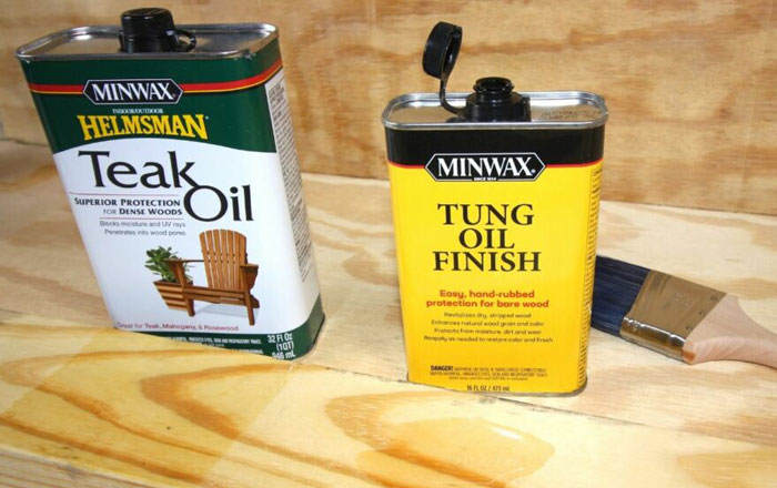 Tung Oil and Teak Oil