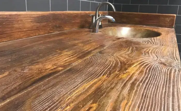 How to Use Concrete Stain on Wood